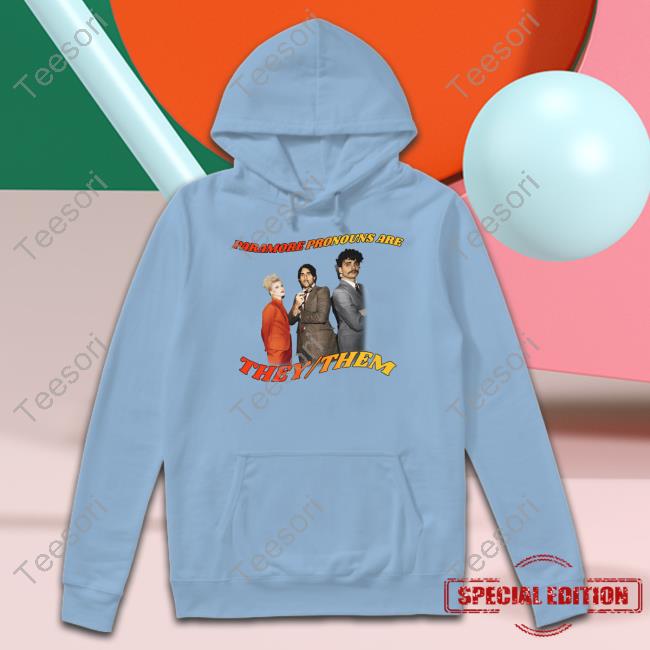 Paramore Pronouns Are They Them Tee Shirts Paramore Pronouns Are They Them Tee Shirts