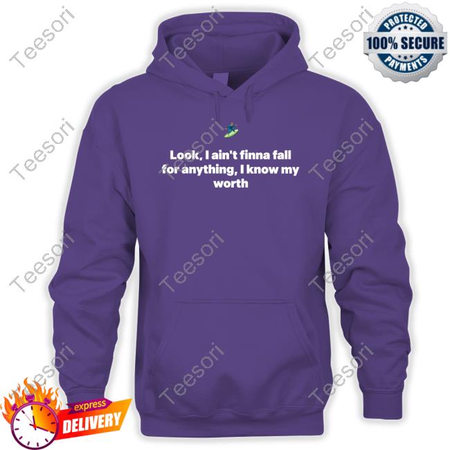 Lamar Jackson Ig Story Look I Ain't Finna Fall For Anything I Know My Worth Hoodie Lamar Jackson Ig Story Look I Ain't Finna Fall For Anything I Know My Worth Hoodie