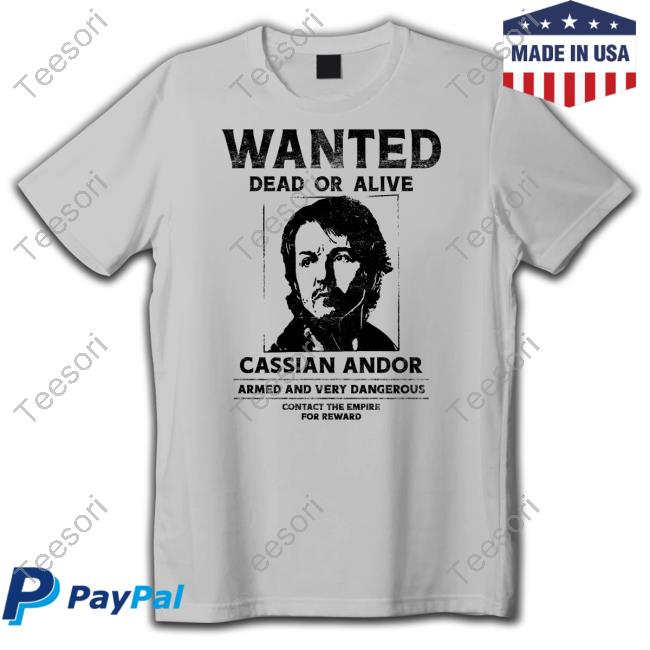 Clinton Yates Wearing Wanted Dead Or Alive Cassian Andor Long Sleeve T Shirt Around The Horn Clinton Yates Wearing Wanted Dead Or Alive Cassian Andor Long Sleeve T Shirt Around The Horn