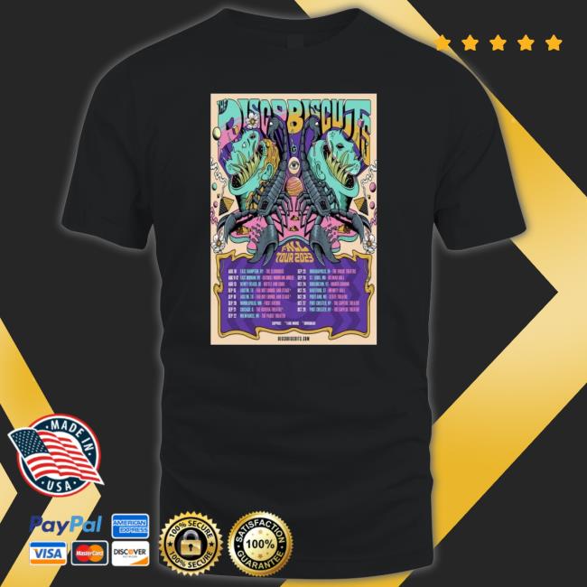 Official The Disco Biscuits Fall Tour 2023 With Tauk Moore Poster shirt ...