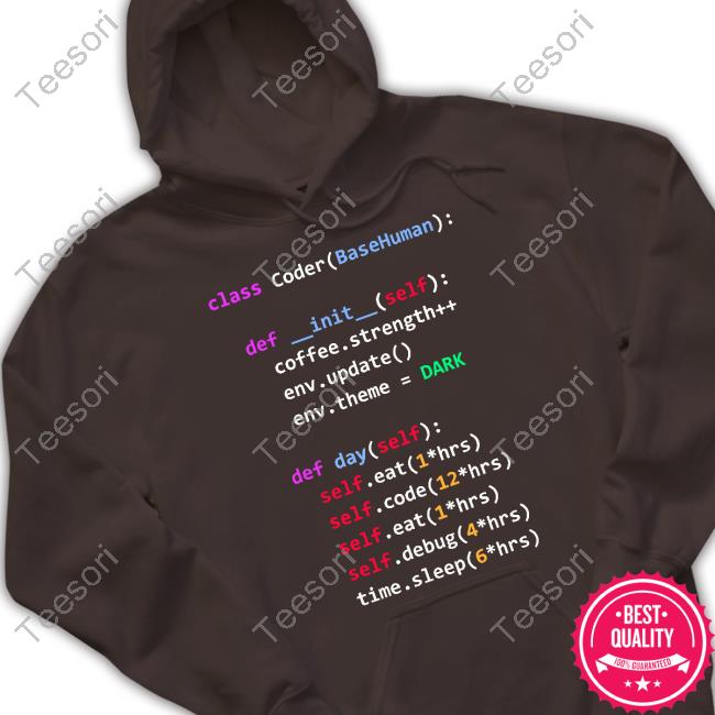 Coding Class Coder Basehuman Def Init Self Coffee Strength T Shirt Coding Class Coder Basehuman Def Init Self Coffee Strength T Shirt
