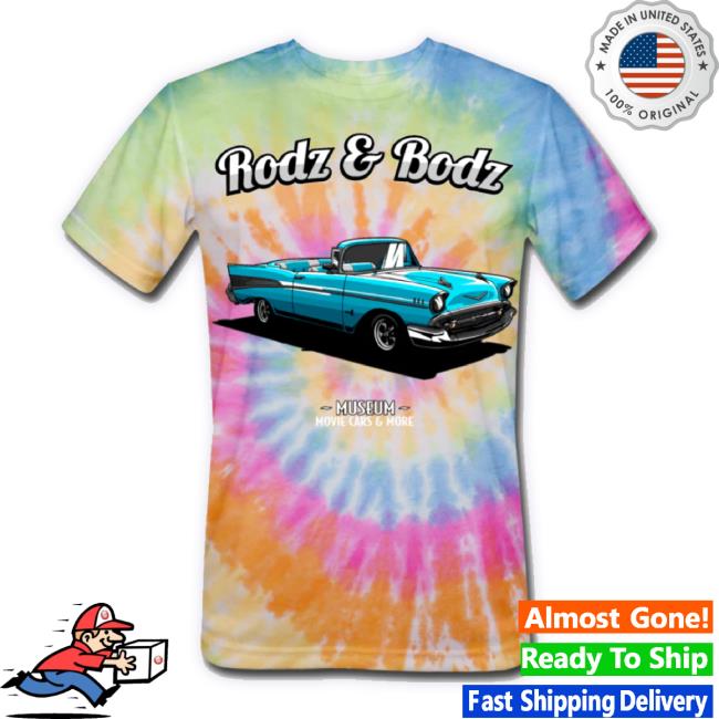 Official Unisex Tie Dye Sweater 57 Chevy Rainbow Official Unisex Tie Dye Sweater 57 Chevy Rainbow