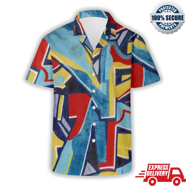 Street Art Hawaiian Hooded Sweatshirt Street Art Hawaiian Hooded Sweatshirt