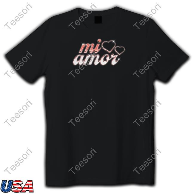 Itsjvke Store Mi Amor Text Tee Shirt Itsjvke Store Mi Amor Text Tee Shirt