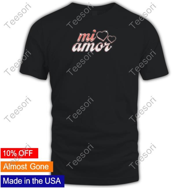 Itsjvke Store Mi Amor Text Tee Shirt Itsjvke Store Mi Amor Text Tee Shirt