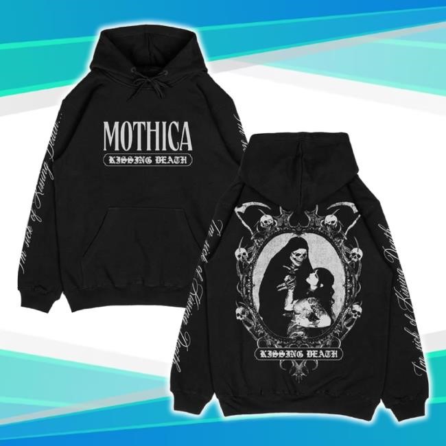 Official Mothica Kissing Death Black Pullover Hoodie Sweatshirt Rise Records Shop Merch Store Official Mothica Kissing Death Black Pullover Hoodie Sweatshirt Rise Records Shop Merch Store