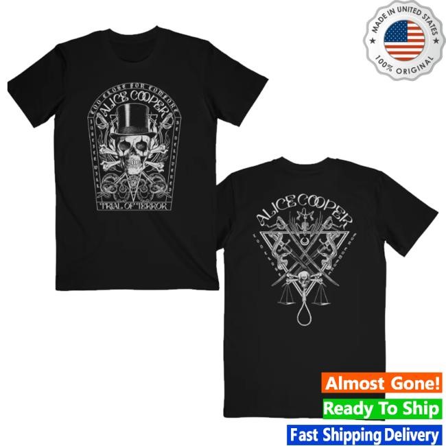 Alice Cooper Merch Trial Of Terror Sweatshirt Alice Cooper Merch Trial Of Terror Sweatshirt