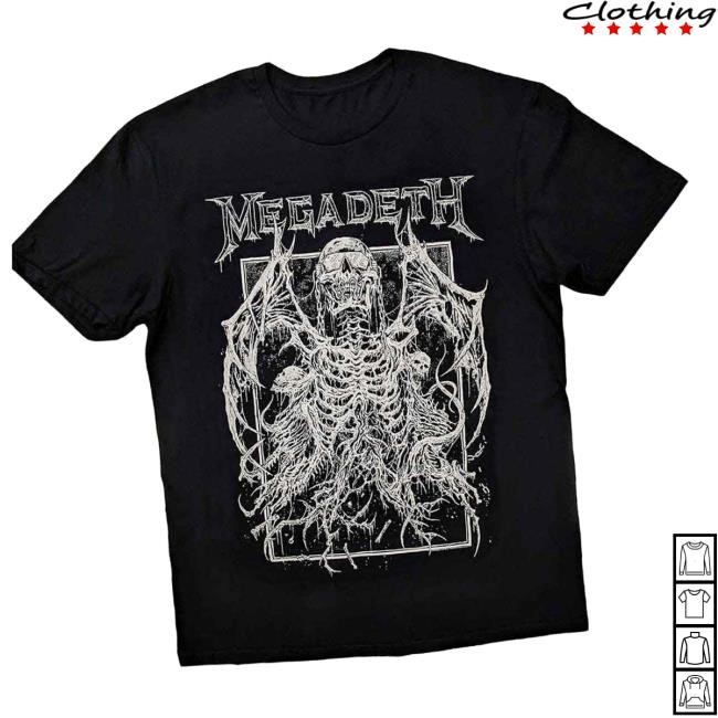 Rockabilia Merch Megadeth Vic Rising Tee Shirt Rockabilia Merch Megadeth Vic Rising Tee Shirt