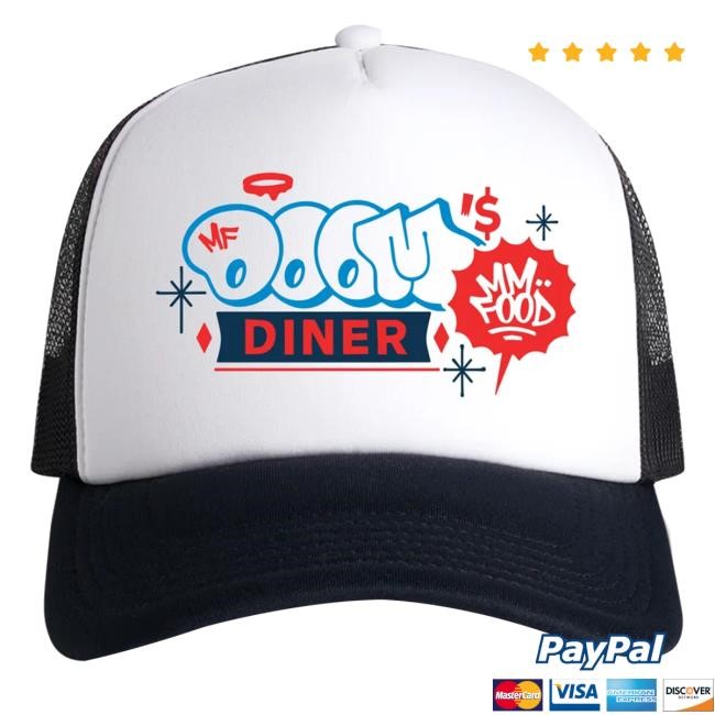 Gasdrawls Merch Mf Doom Doom's Diner Meshback Snapback Hat Gasdrawls Merch Mf Doom Doom's Diner Meshback Snapback Hat
