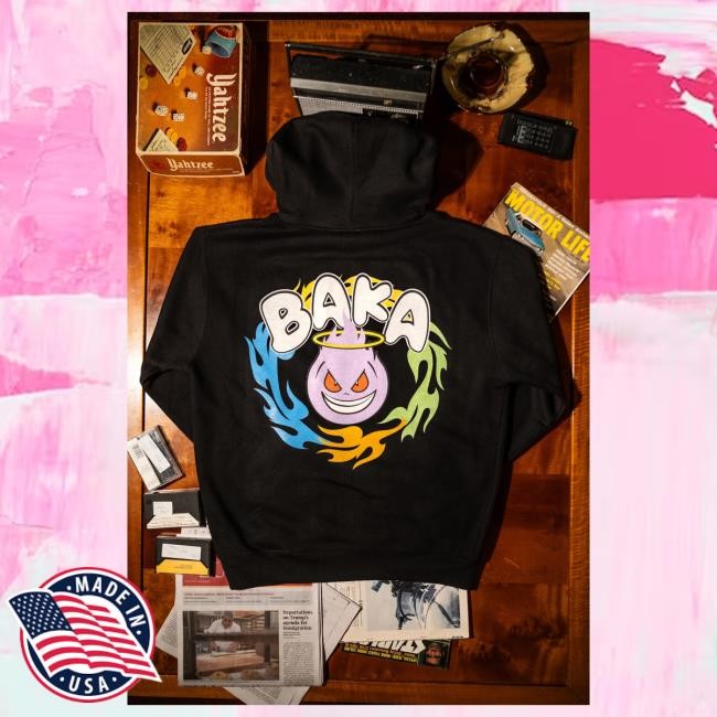 Bakaxarad Merch Baka Flame Hoodie Sweatshirt Bakaxarad Merch Baka Flame Hoodie Sweatshirt
